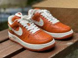 Authentic LV x Nike Air Force 1 Low Orange/White