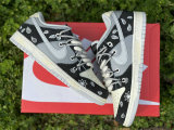 Authentic Nike Dunk Low White/Black/Grey