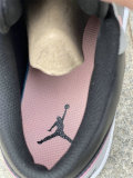 Authentic Air Jordan 1 Low Black/Grey/Pink/White GS