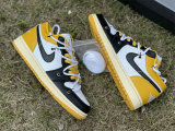 Authentic Air Jordan 1 Low Yellow/White/Black