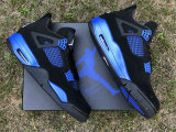Authentic Air Jordan 4 Blue/Black
