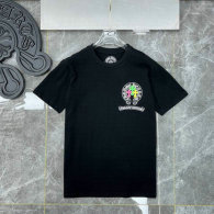 Chrome Hearts short round collar T-shirt S-XL (97)