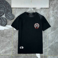 Chrome Hearts short round collar T-shirt S-XL (94)