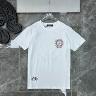 Chrome Hearts short round collar T-shirt S-XL (93)