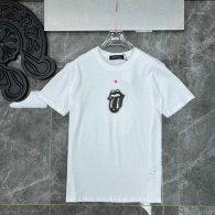 Chrome Hearts short round collar T-shirt S-XL (96)