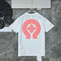 Chrome Hearts short round collar T-shirt S-XL (106)