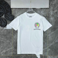 Chrome Hearts short round collar T-shirt S-XL (98)