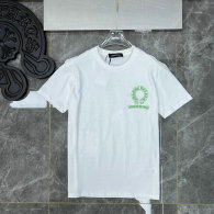 Chrome Hearts short round collar T-shirt S-XL (101)
