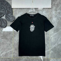 Chrome Hearts short round collar T-shirt S-XL (95)