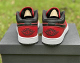Authentic Air Jordan 1 Low Red/Black/White