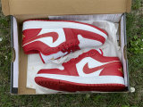 Authentic Air Jordan 1 Low Red/Gold/White