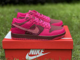 Authentic Nike Dunk Low Team Red/Pink Prime