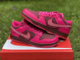 Authentic Nike Dunk Low Team Red/Pink Prime