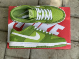 Authentic Nike Dunk Low Green/White