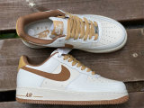 Authentic Nike Air Force low '1 07 White/Brown