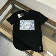 Fendi short round collar T-shirt M-XXXL (197)