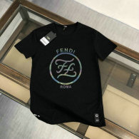 Fendi short round collar T-shirt M-XXXL (203)