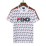 Fendi short round collar T-shirt M-XXXL (172)