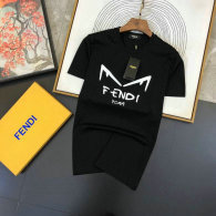 Fendi short round collar T-shirt M-XXXL (189)