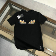 Fendi short round collar T-shirt M-XXXL (195)