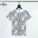 Fendi short round collar T-shirt M-XXXL (173)