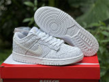 Authentic Nike Dunk Low White/Grey Fog