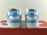 Authentic Nike Dunk Low White/Light Blue/Black