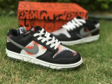 Authentic Nike Dunk Low Red/Grey/Black/White