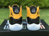 Authentic Air Jordan 11 Team Yellow/Black