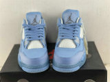 Authentic Off-White x Air Jordan 4 Blue/White