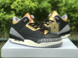 Authentic Air Jordan 3 WMNS “Black Gold”