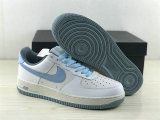 Authentic Nike Air Force 1 White/Light Blue