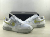 Authentic Nike Air Force 1 White/Yellow/Grey
