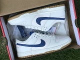 Authentic Nike Dunk Low White/Blue/Red