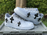 Authentic Chrome Hearts x Nike Air Force 1