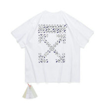 OFF-WHITE short round collar T-shirt S-XL (147)