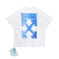 OFF-WHITE short round collar T-shirt S-XL (151)