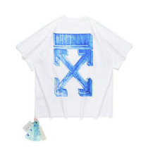 OFF-WHITE short round collar T-shirt S-XL (151)