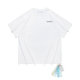 OFF-WHITE short round collar T-shirt S-XL (139)