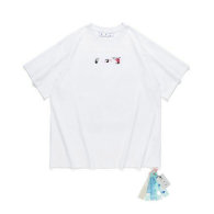 OFF-WHITE short round collar T-shirt S-XL (137)