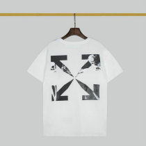 OFF-WHITE short round collar T-shirt S-XXL (85)