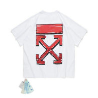 OFF-WHITE short round collar T-shirt S-XL (146)