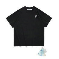 OFF-WHITE short round collar T-shirt S-XL (105)