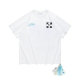 OFF-WHITE short round collar T-shirt S-XL (134)