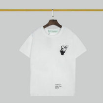 OFF-WHITE short round collar T-shirt S-XXL (83)
