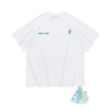 OFF-WHITE short round collar T-shirt S-XL (143)