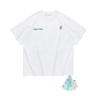 OFF-WHITE short round collar T-shirt S-XL (143)