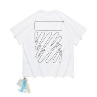 OFF-WHITE short round collar T-shirt S-XL (154)