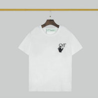 OFF-WHITE short round collar T-shirt S-XXL (90)