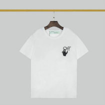 OFF-WHITE short round collar T-shirt S-XXL (90)